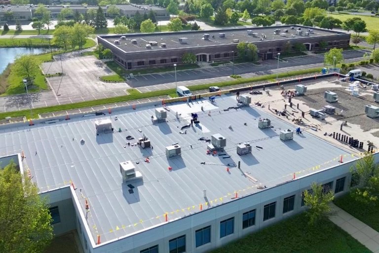 35000-sqft-Bitutak-White-Granulated-roof-replacement-2